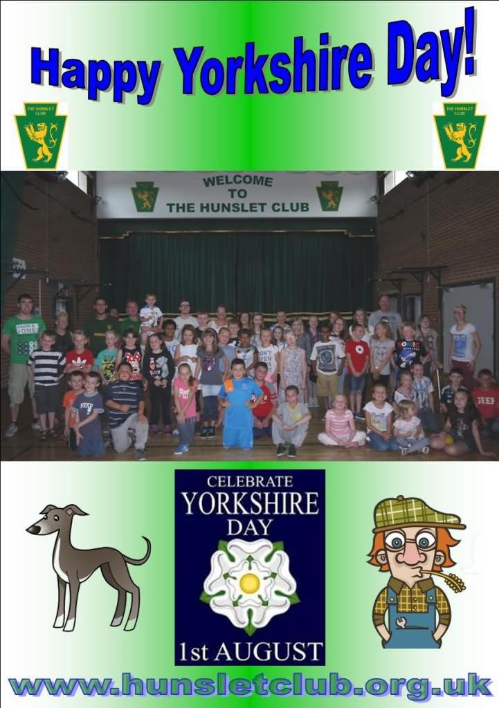 Happy Yorkshire Day Poster Image