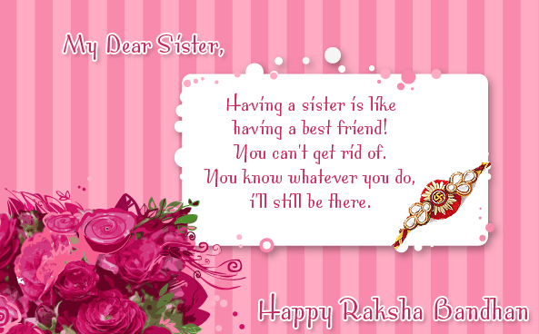 Having A Sister Is Like Having A Best Friend Happy Raksha Bandhan