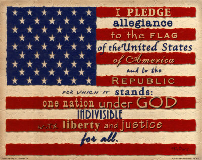 I Pledge Allegiance To The Flag Of The United States Of America And To The Republic For Which It Stands