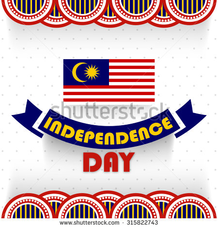 Independence Day Malaysia Greeting Card