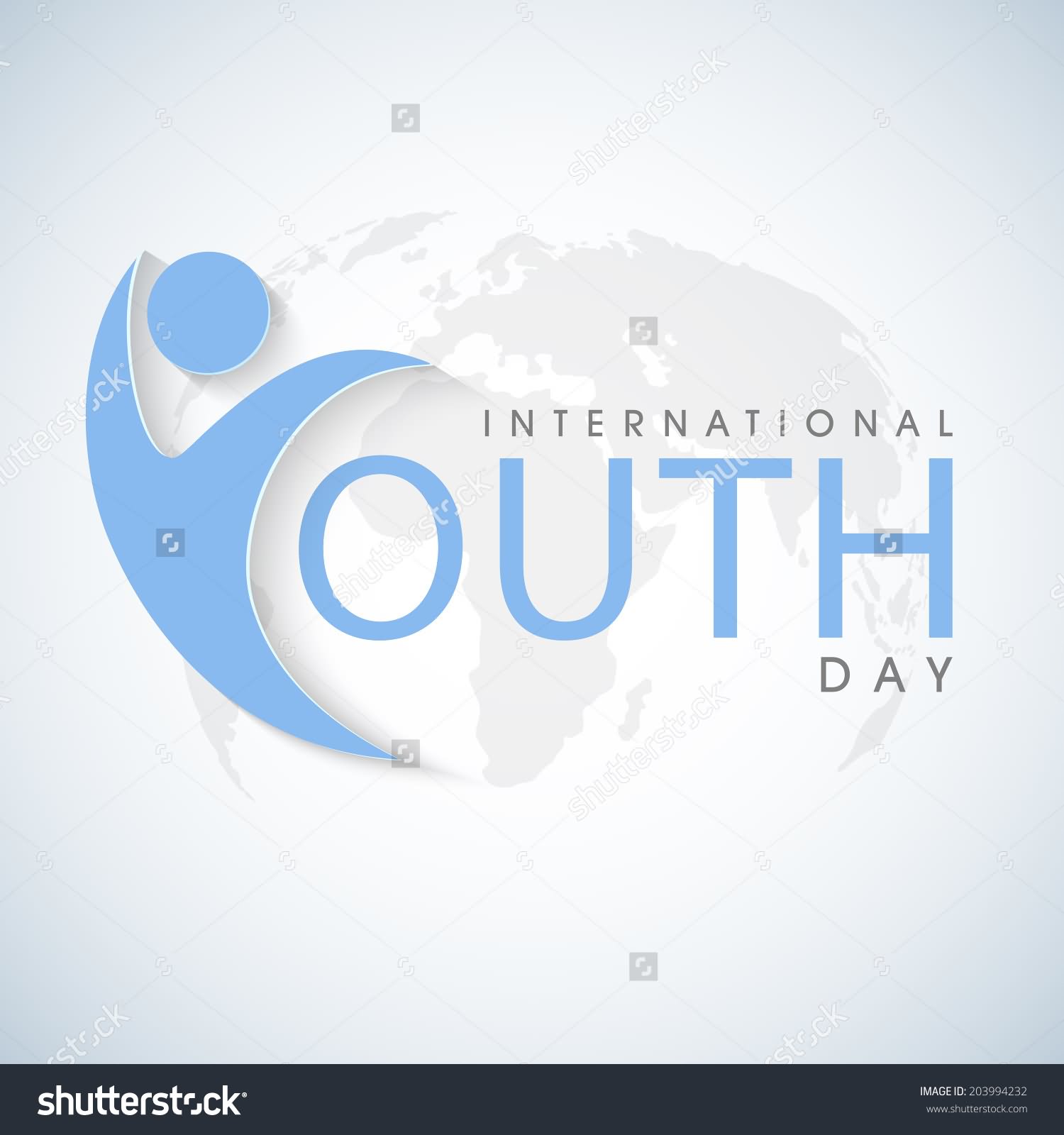 International Youth Day Celebrating Worldwide Image