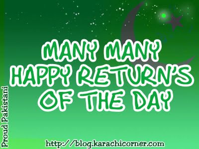 Many Many Happy Returns Of The Day Pakistan
