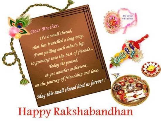May This Small Thread Bind Us Forever Happy Raksha Bandhan