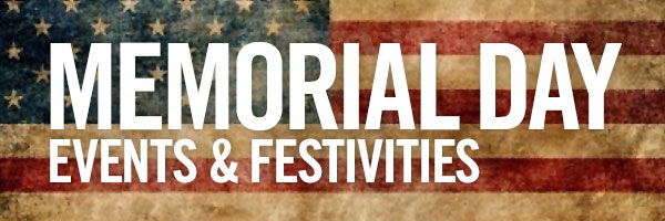Memorial Day Events & Festivities Banner