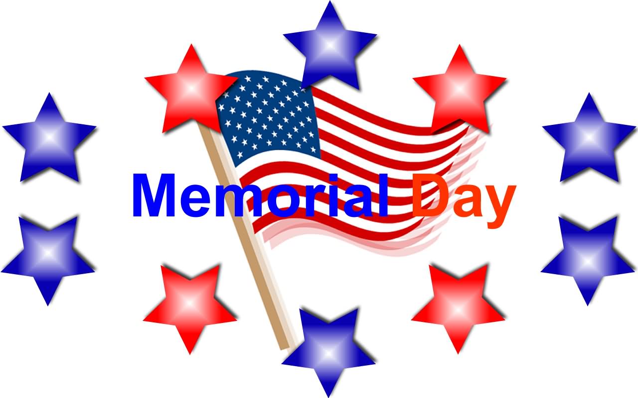 Memorial Day Flag Image