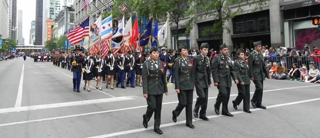Memorial Day Parade In Chicago