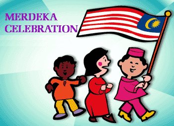 Merdeka Celebration Kids Celebrating Malaysian Independence Day Picture