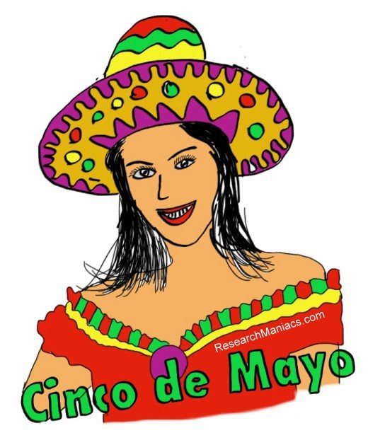 Mexican Girl Wishing You Cinco de Mayo Picture