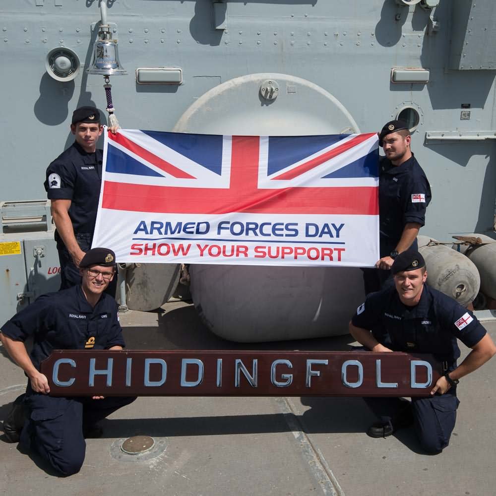 Navy Cadets Celebrating Armed Forces Day