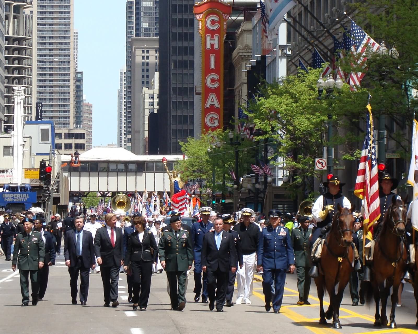 Officials Taking Part In Memorial Day Parade