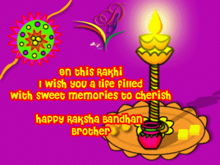 On This Rakhi I Wish You A Life Filled With Sweet Memories To Cherish Happy Raksha Bandhan Brother