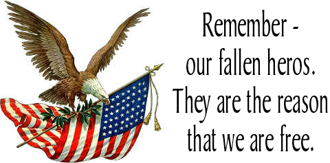 Remember Our Fallen Heroes. They Are The Reason That We Are Free Memorial Day