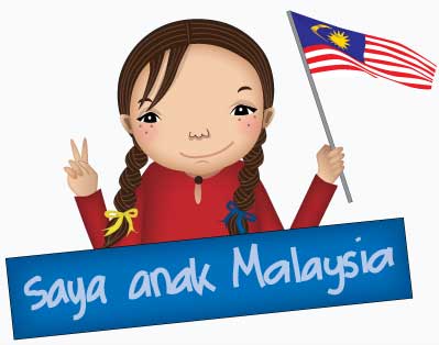 Saya Anak Malaysia Girl Wishing You Independence Day Malaysia