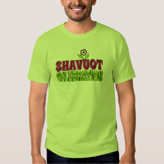 Shavuot Celebration Green Tshirt Picture