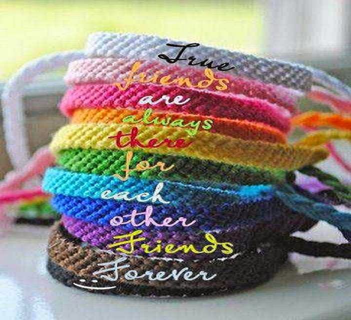 True Friends Are Always There For Each Other Friends Forever Happy Friendship Day Bands Image