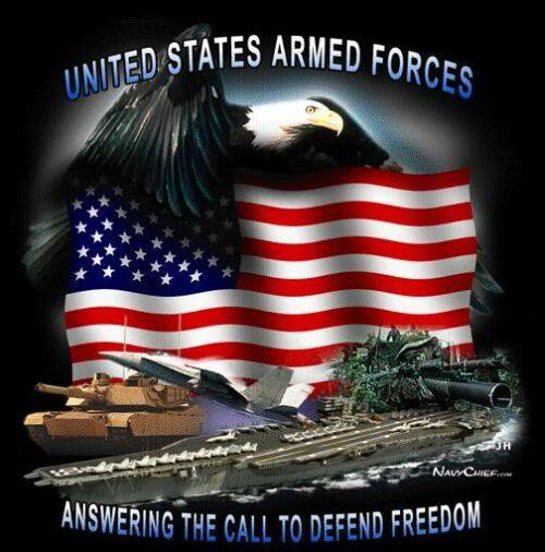United States Armed Forces Answering The Call To Defend Freedom