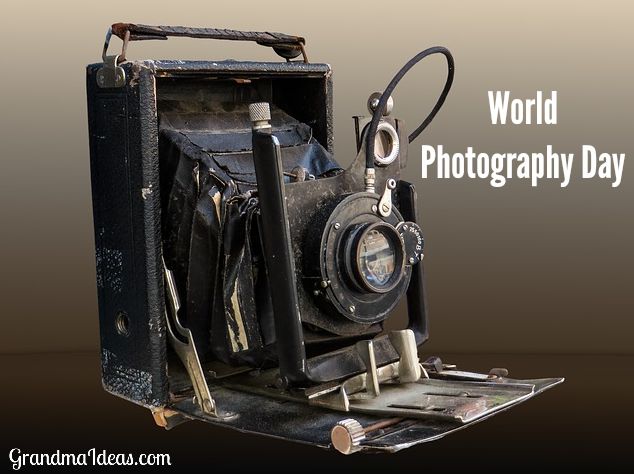 Vintage Camera Picture Happy World Photography Day