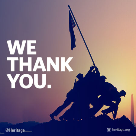 We Thank You Happy Memorial Day