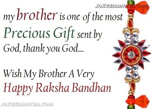 Wish My Brother A Very Happy Raksha Bandhan