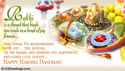 Wishing You Happiness And Good Luck Always Happy Raksha Bandhan