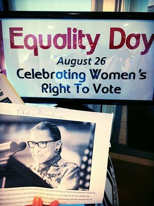 Women's Equality Day Celebrating Women's Right To Vote August 26