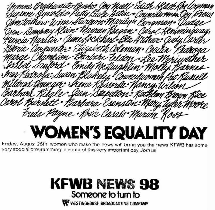 Women's Equality Day Wishes Image For Facebook