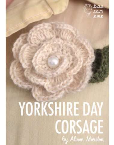 Yorkshire Day Corsage Greeting Card