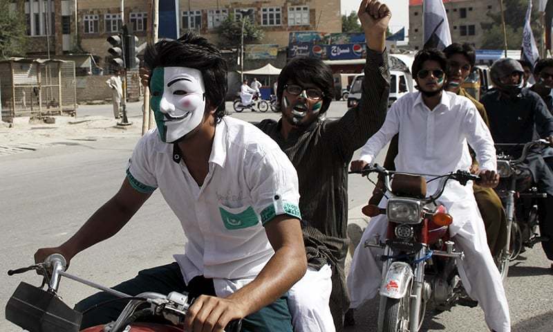 Youngsters Come Out On The Streets To Celebrate Independence Day Of Pakistan
