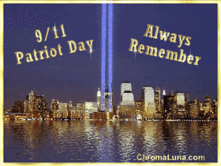 9-11 Patriot Day Always Remember Glitter