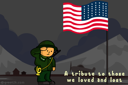 A Tribute To Those We Loved And Lost Patriot Day Waving Flag Animated Picture