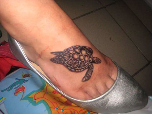 40+ Turtle Foot Tattoos