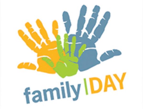 Family Day Wishes Hand Prints Picture