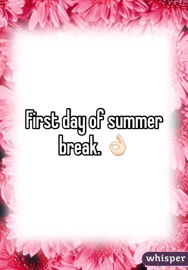 First Day Of Summer Break Greeting Card