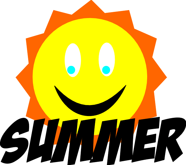 First Day Of Summer Wishes Sun Clipart Image