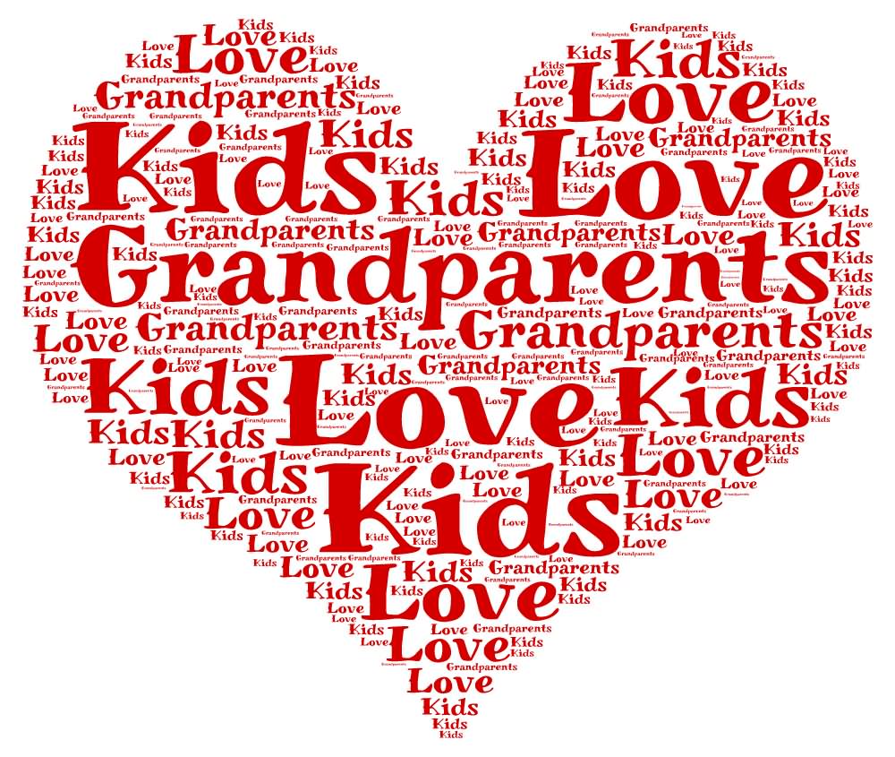 Grandparents Day Wishes With Heart Picture