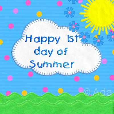 Happy 1st Day Of Summer Greeting Card