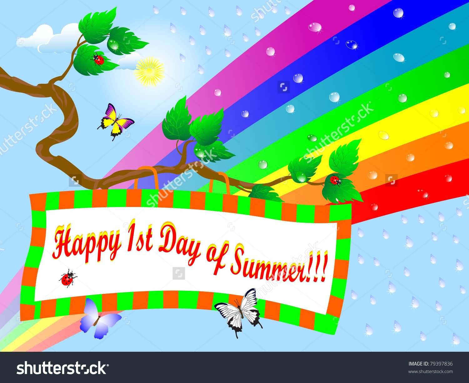Happy 1st Day Of Summer Wishes Image