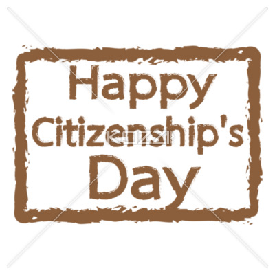 Happy Citizenship Day Card