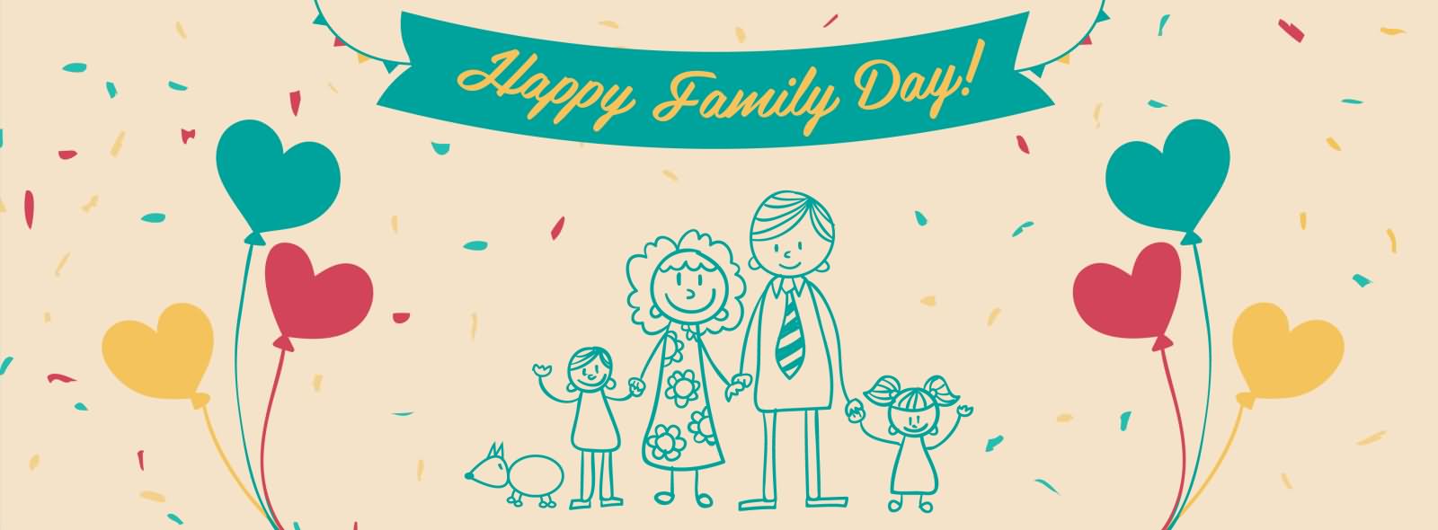 Happy Family Day Beautiful Facebook Cover Picture
