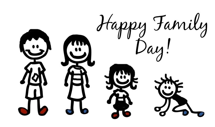 Happy Family Day Clipart Image