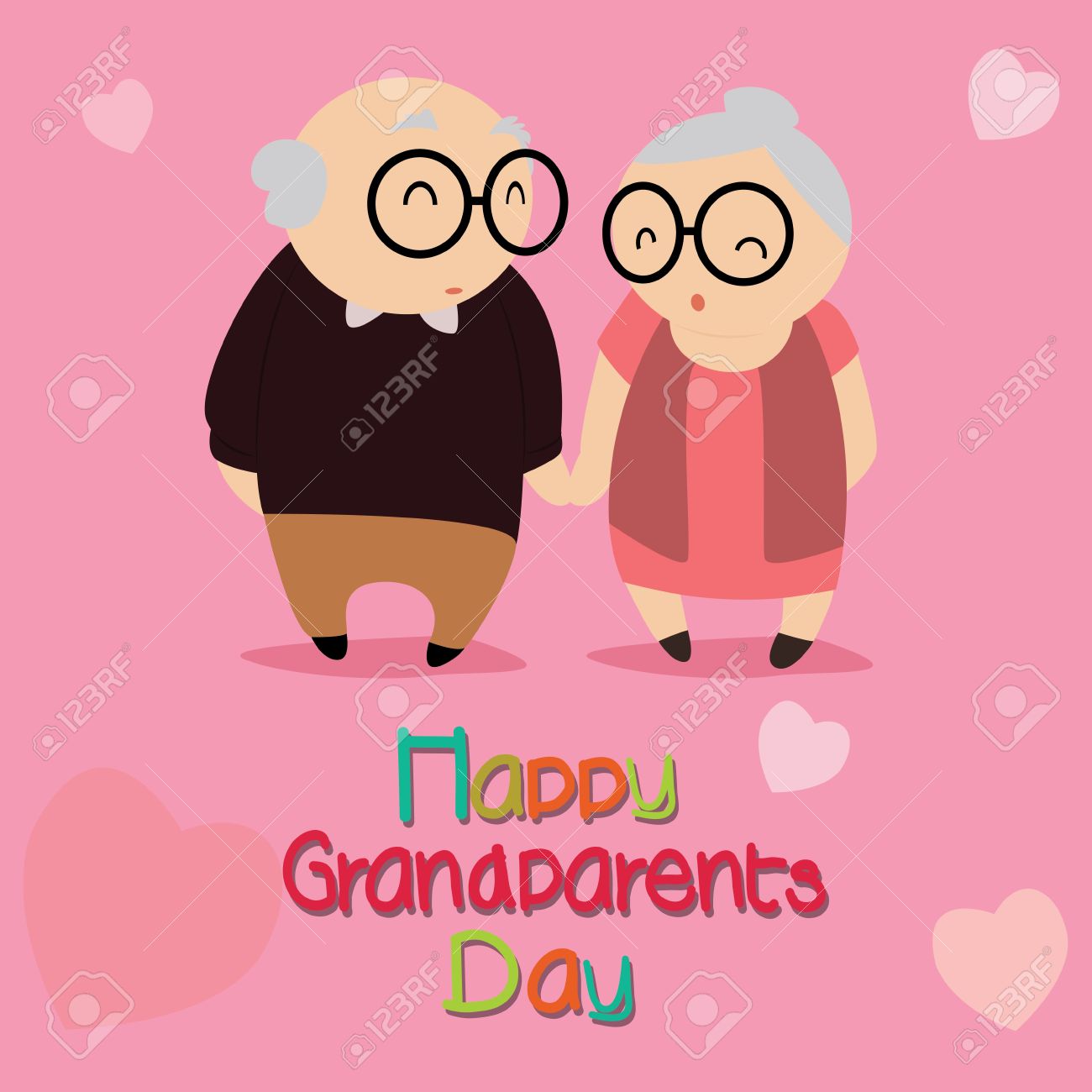 Happy Grandparents Day Beautiful Greeting Card