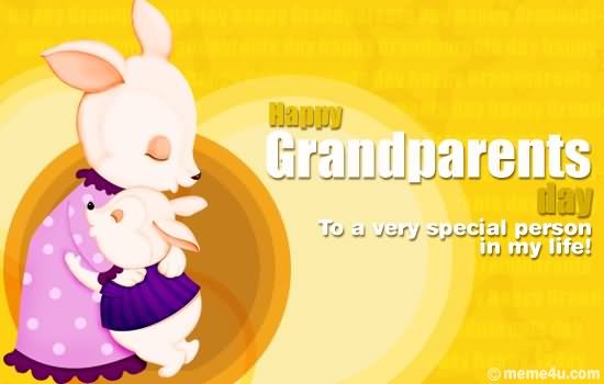 Happy Grandparents Day To A Very Special Person In My Life Greeting Card