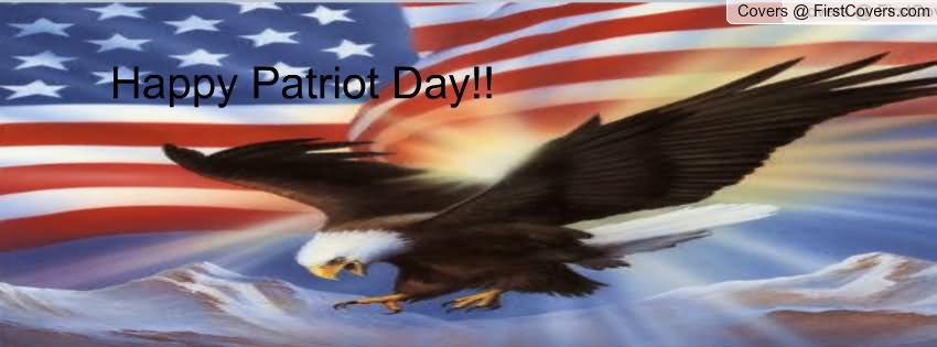 Happy Patriot Day American Eagle Facebook Picture