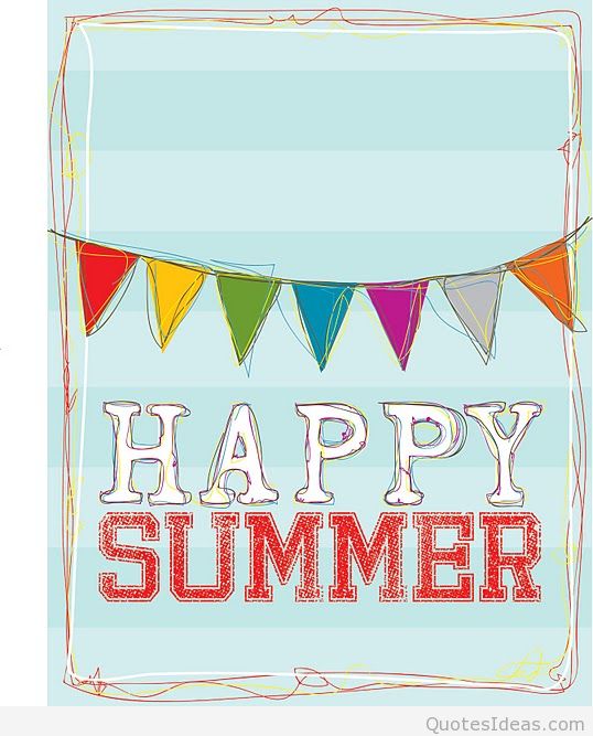 Happy Summer Greeting Card
