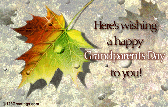 Here's Wishing A Happy Grandparents Day To You