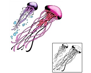 Jellyfish Tattoo Design Sample