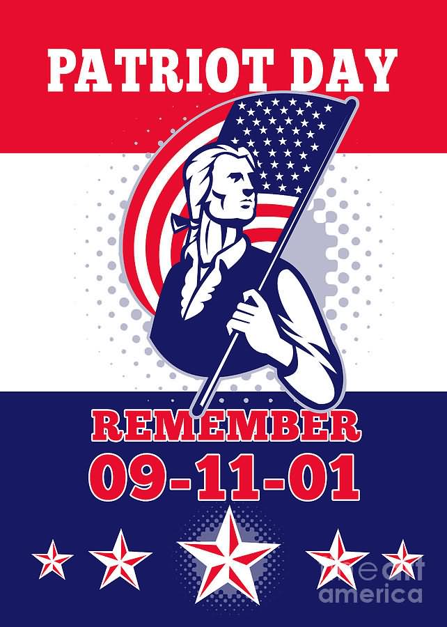 Patriot Day Remember 9-11-01 Poster