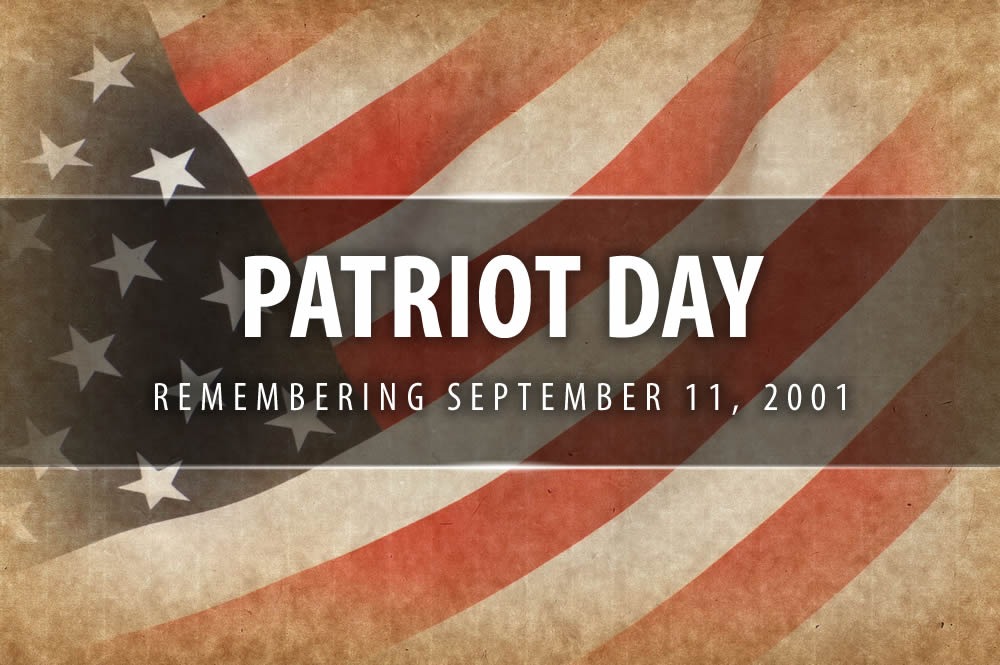 Patriot Day Remembering September 11, 2001 American Flag Picture