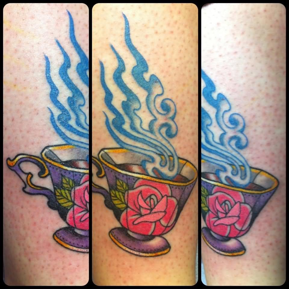 Traditional Teacup Tattoo
