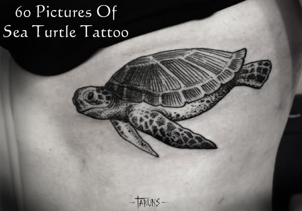 Turtle Tattoo On Rib Side